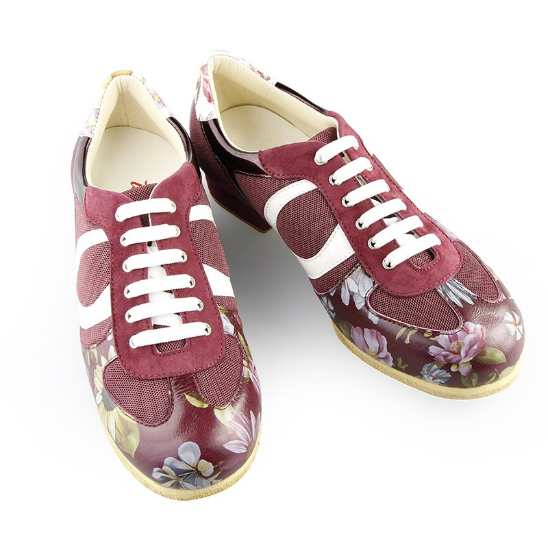 Sneakers woman sport flower