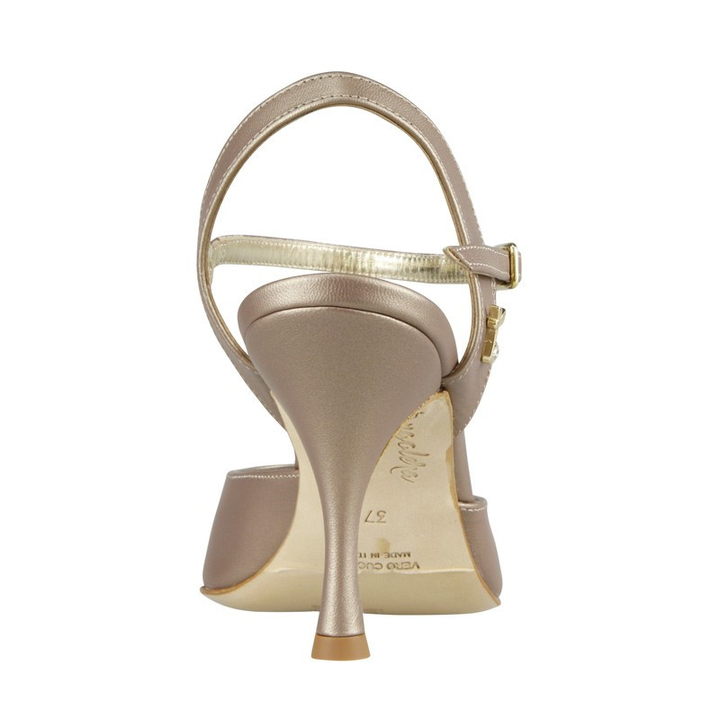 A1 Bronzo Perlato heel 8 cm