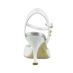 A1 Perlato Bianco heel 7 cm