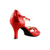 FLORA Caviale Rosso Heel 7 cm