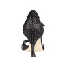 A3New Silver Pois heel 7 cm
