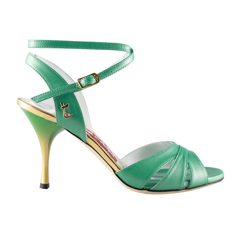 A6CL Verde Perlato heel 8 cm