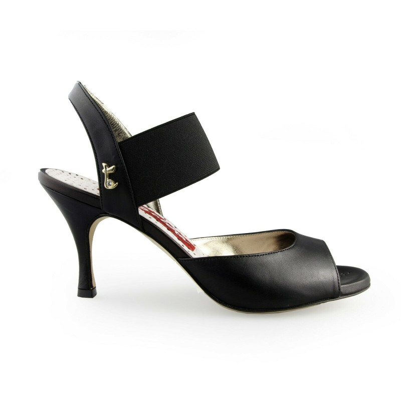 E 01 Total Black Heel 7 cm E 01 Total Black Heel 7 cm