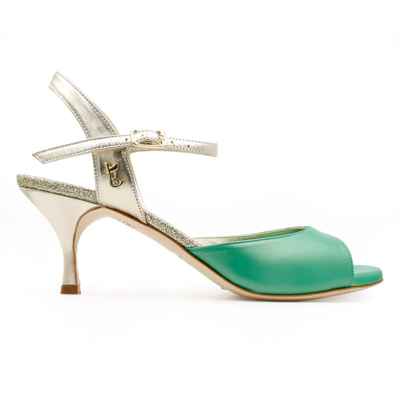 A1 Verde Pianta Larga heel 6 cm BOOKING SHOES