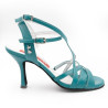 A11Bis Verde Smeraldo heel 8 cm BOOKING SHOES