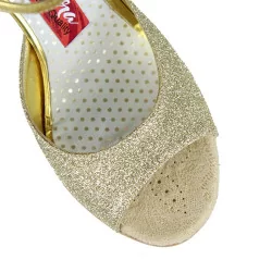 A1CL Glitter Oro heel 7 cm BOOKING SHOES