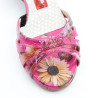 D32 Fucsia Fiori heel 4 cm