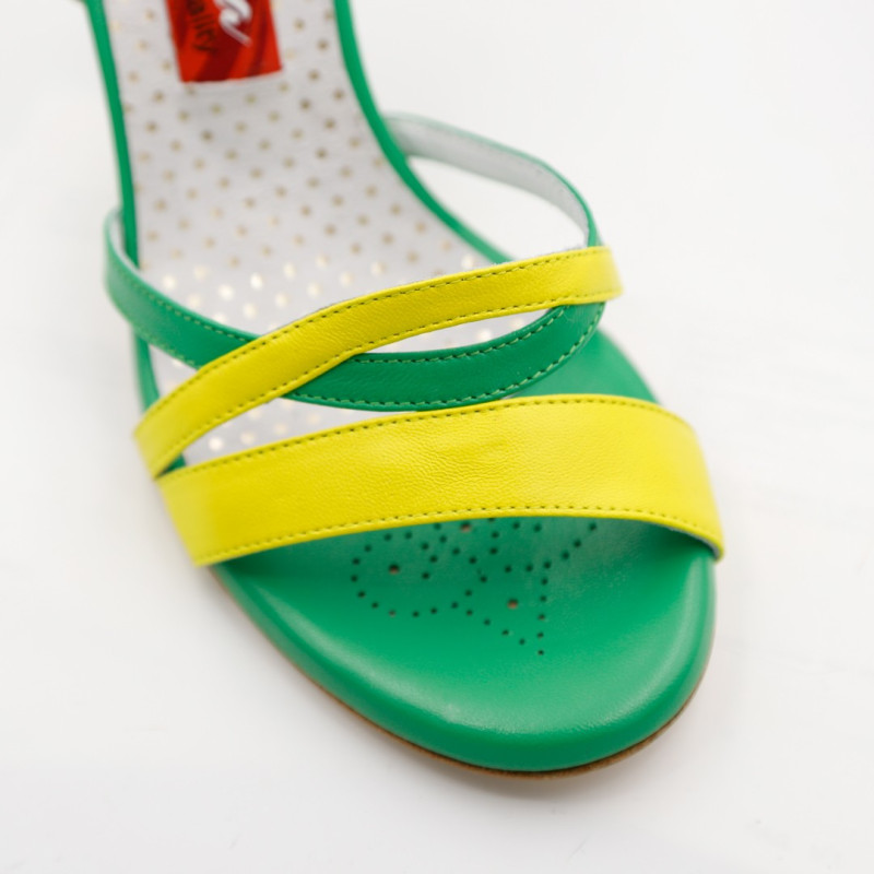 A111 Giallo Verde heel 8 cm