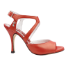 A25 Rosso Perlato heel 7 cm BOOKING SHOES