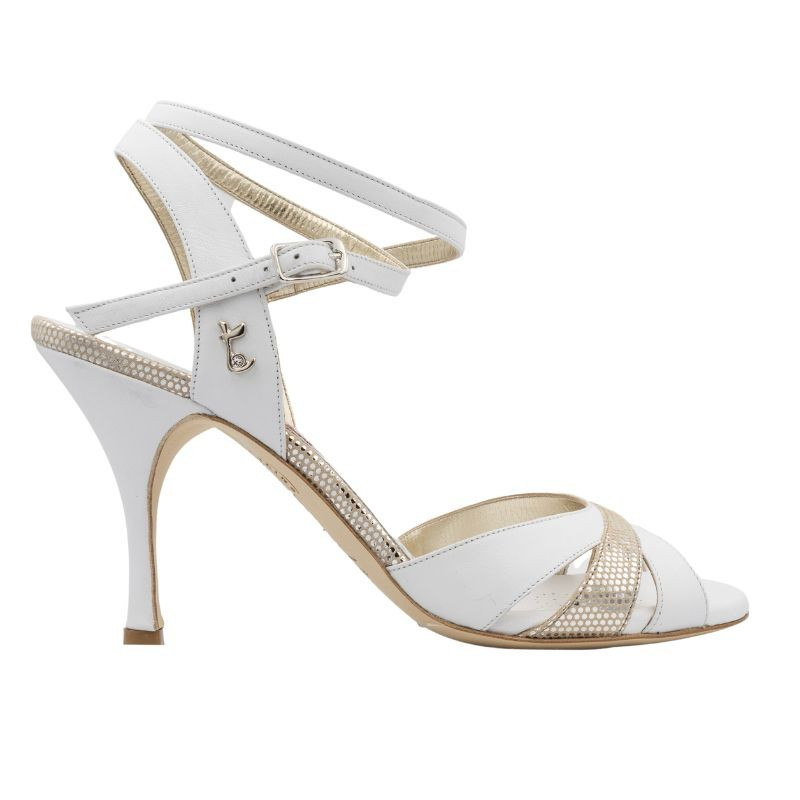 A6CL Bianco argento heel 8 cm