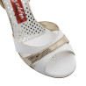 A6CL Bianco Argento Heel 8 cm BOOKING SHOES