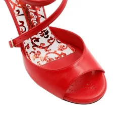 A8B Nappa Rossa heel 9 cm BOOKING SHOES