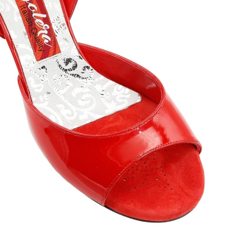 A1 Vernice Rossa Tacco 9 cm SCARPE IN PRENOTAZIONE