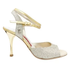 A1CL Glitter Oro Heel 9 cm BOOKING SHOES