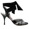 A18 Nero Fiocco Heel 8 cm BOOKING SHOES