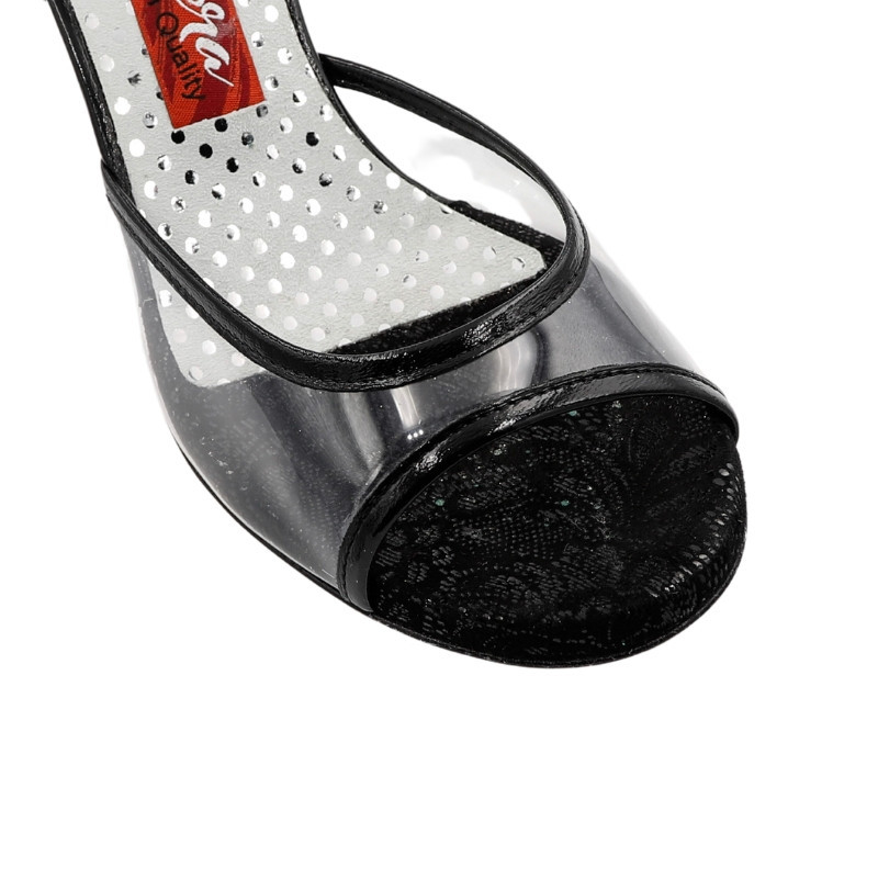 A1CL Nero Plex Heel 9 cm