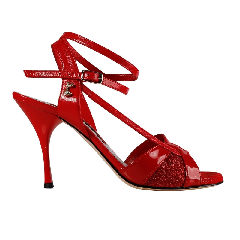 Scarpa da tango donna in Nappa color rosso | Tangolera Shoes