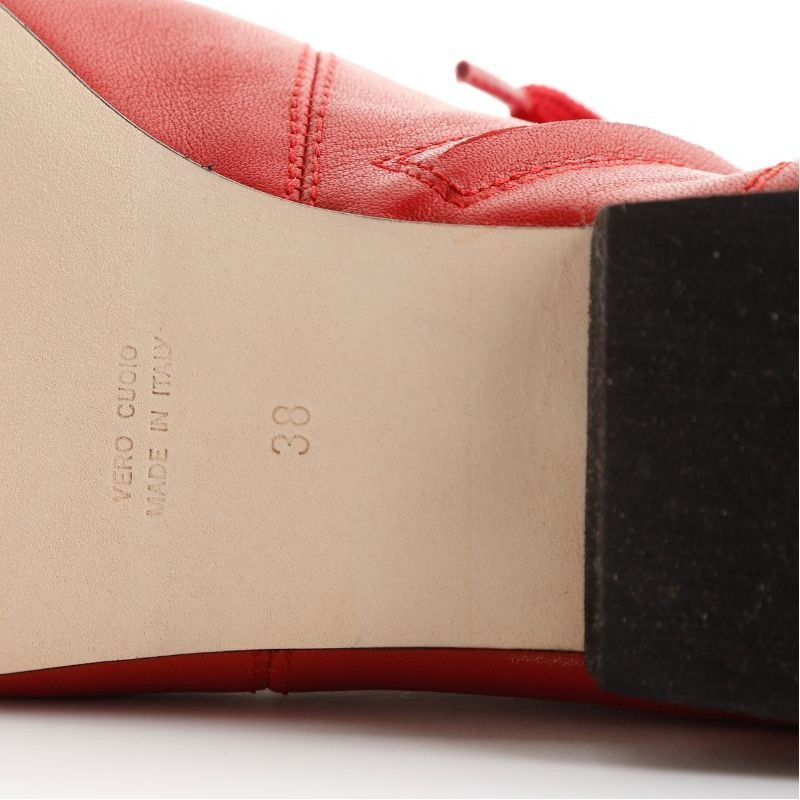 Women's tango shoe in red Nappa leather | Tangolera Shoes