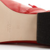 Women's tango shoe in red Nappa leather | Tangolera Shoes