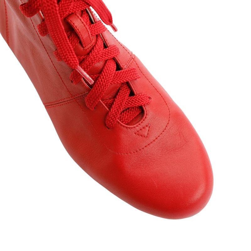 Women's tango shoe in red Nappa leather | Tangolera Shoes