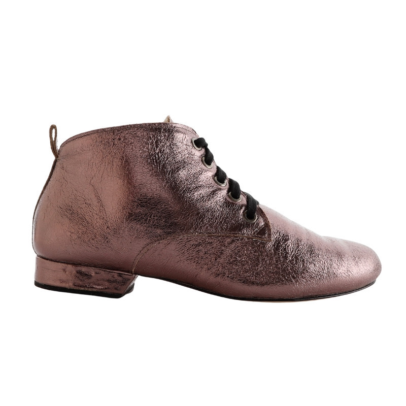 Scarpa da tango donna in nappa color bronzo| Tangolera Shoes