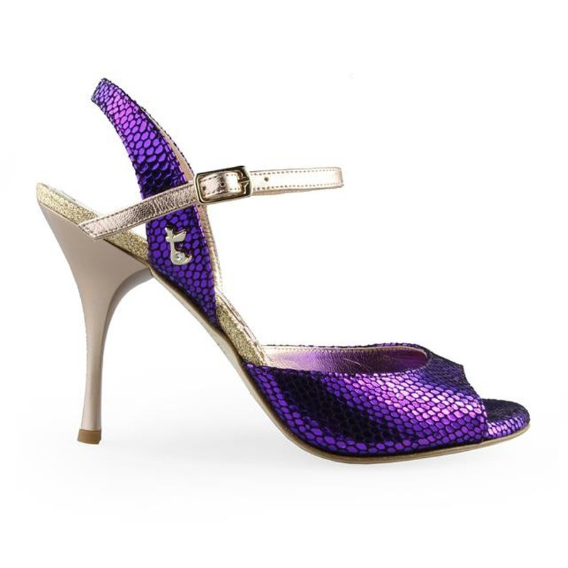 A1 Pitoncino Purple heel 8 cm