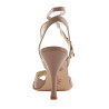 Women's tango shoe in beige nappa leather | Tangolera Shoes