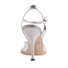 Women's tango shoe in silver laminate | Tangolera Shoes