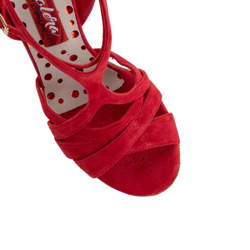 Buy A11Bis Camoscio Rosso Heel 8 cm