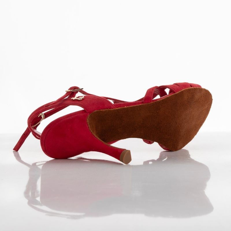 Buy A11Bis Camoscio Rosso Heel 8 cm