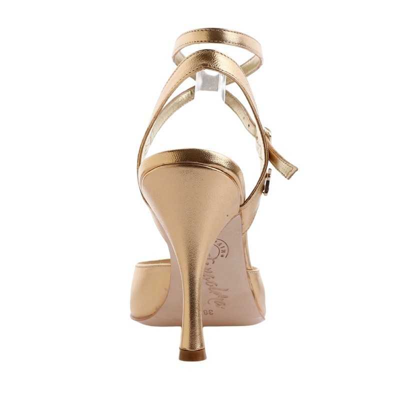 A1cl Oro Laminato Heel 7 cm BOOKING SHOES