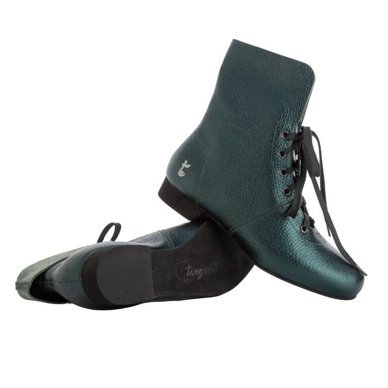 Stivaletto Woman Verde Bufalina Sole BOOKING SHOES