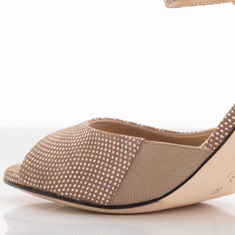 Buy A9 Tortora Cangiante Comfort Heel 8 cm