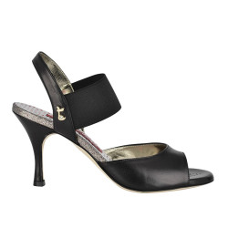 E1 Black heel 7 cm BOOKING SHOES