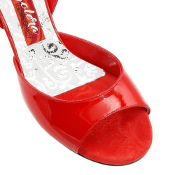 A1 Vernice Rossa heel 6 cm BOOKING SHOES
