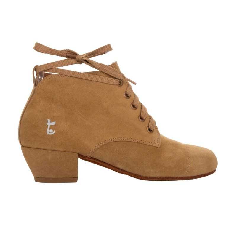 Scarpe da Tango Donna  Stivaletto  Ocra Tex Bufala