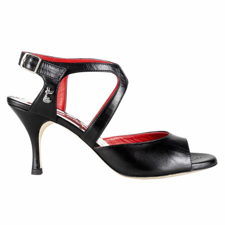 A25 Nero Lucido Tacco 7 cm SCARPE IN PRENOTAZIONE