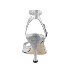 A31 Glitterino Argento heel 7 cm BOOKING SHOES
