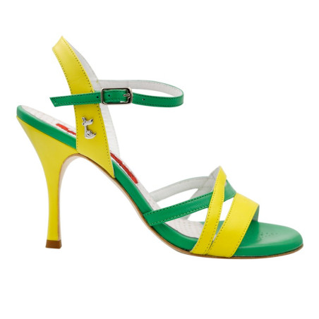 A111 Giallo Verde Tacco 8 cm