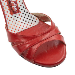 A6CL Rosso Nappa Heel 8 cm BOOKING SHOES
