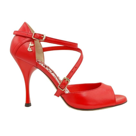 A8B Nappa Rossa heel 9 cm BOOKING SHOES