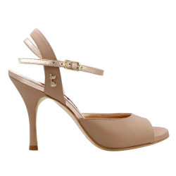 A2 Nappa Beige Soft Heel 7 cm BOOKING SHOES